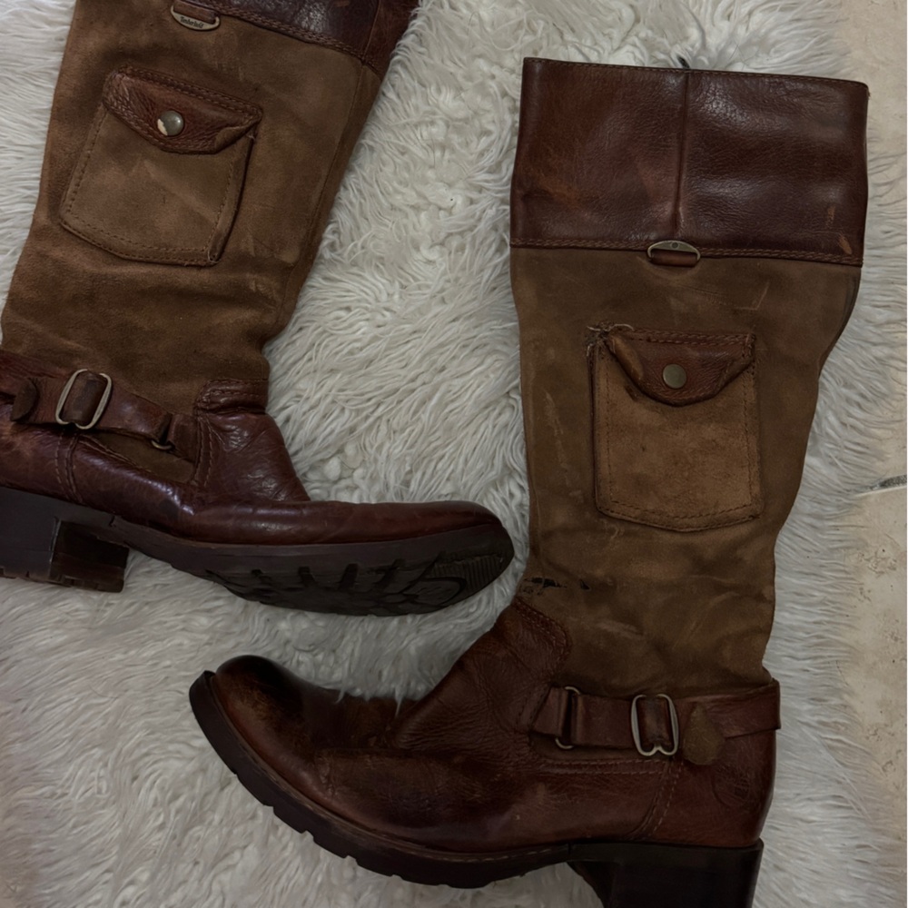 Timberland Brown Heeled Boots